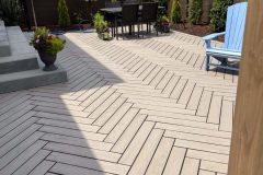 Herringbone Paver Patio