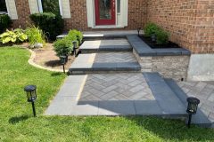 Paver Stone Entrance Interlocking