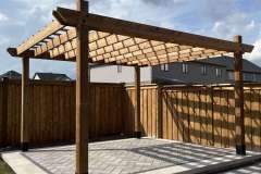 Interlock patio and pergola