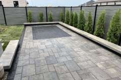 Interlocking patio