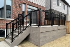 Custom composite decking and railing